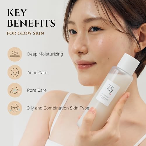 Beauty of Joseon Glow Replenishing Rice Milk 5.07 fl.oz (150ml) - Facial Sebum Toner for Oily Combination Skin, Korean Moisturizing Care