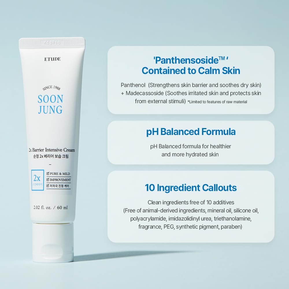 ETUDE SoonJung 2x Barrier Intensive Cream Variation