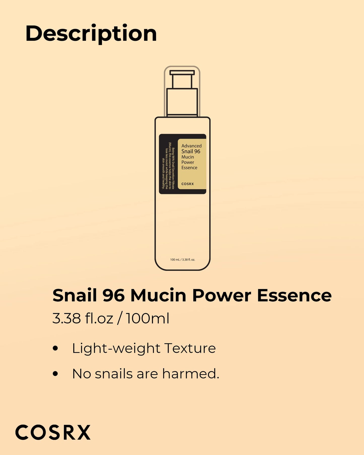 [Cosrx] Advanced Snail 96 Mucin Power Essence 100ml by Cosrx