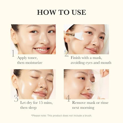 medicube Kojic Acid Turmeric Overnight Wrapping Peel Off Mask – Brightens & Defends Against Skin Stress for a Clear, Glowing Complexion, Korean Skincare, 2.53 fl. oz.